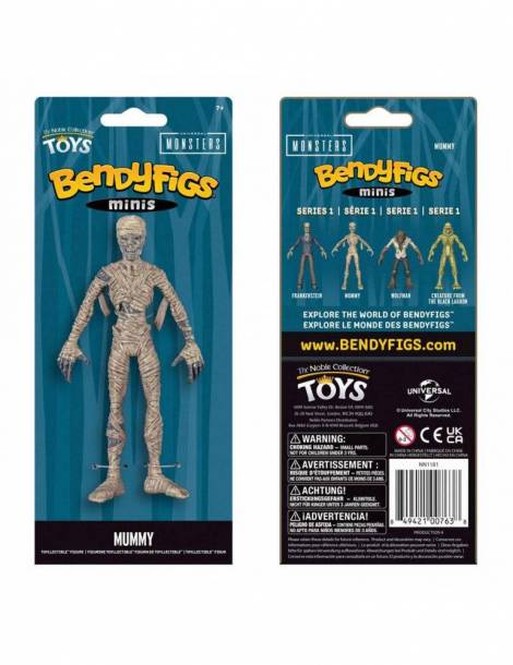 Figura Universal Monsters Maleable Bendyfigs Mummy Cm Dungeon Marvels