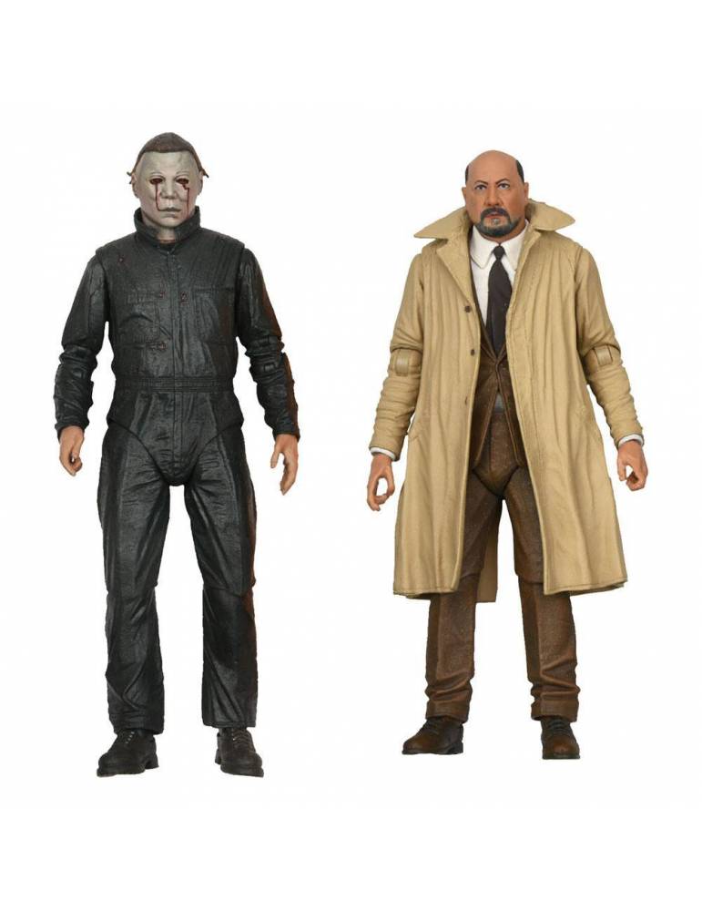 Pack de 2 Figuras Halloween II: Ultimate Michael Myers & Dr. Loomis 18 cm