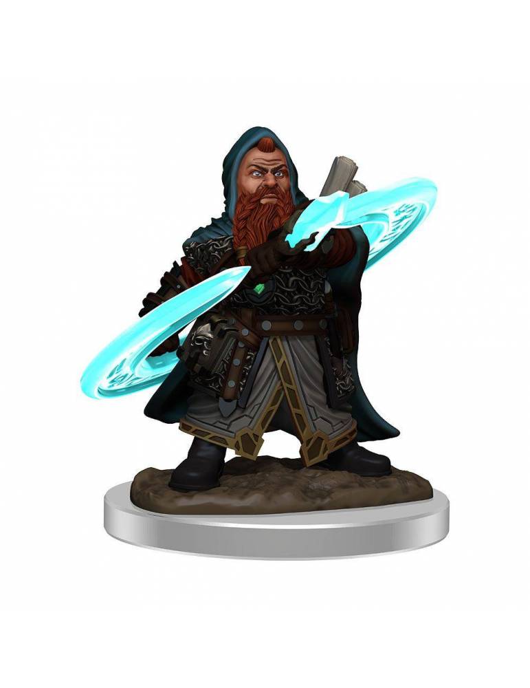 Pathfinder Battles Miniatura Premium pre pintado: Male Dwarf Sorcerer
