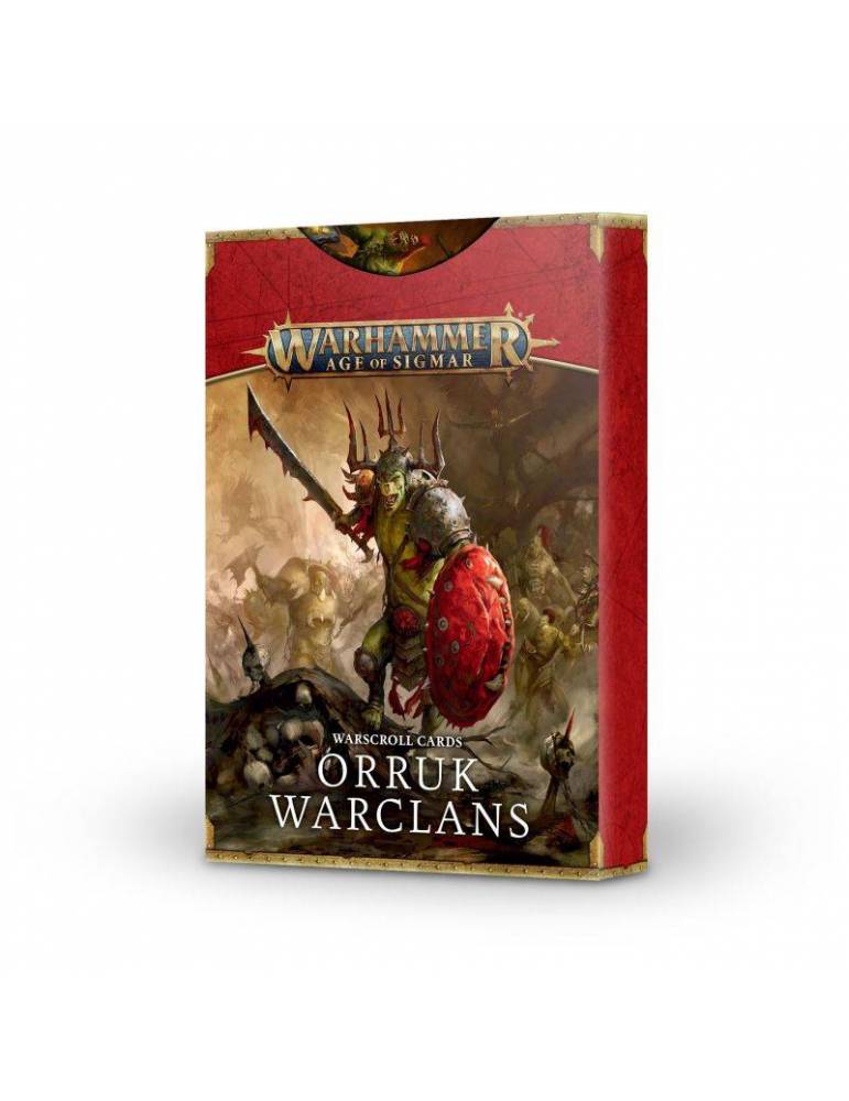 Warscroll Cards: Orruk Warclans (Inglés)
