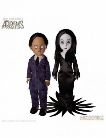 Ldd Gomez & Morticia Figuras 25 Cm Living Dead Dolls La Familia Addams