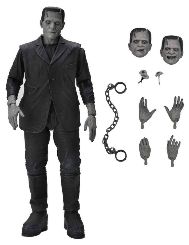 Ultimate Monster Frankenstein (b&w) Figura 18 Cm Scale Action Figure Universal Monsters