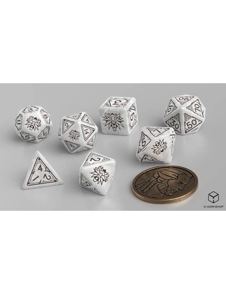 The Witcher Dice Set Geralt The White Wolf