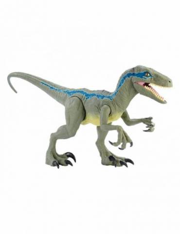 Jurassic World Dino Rivals Figura Super Colossal Velociraptor Blue 45 Cm