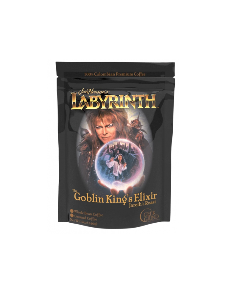 Café en grano Geek Grind Labyrinth Goblin Kings Elexir Jareths Roast