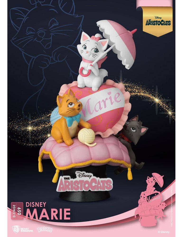 Disney Classic Animation Series Diorama Pvc D-stage Marie 15 Cm