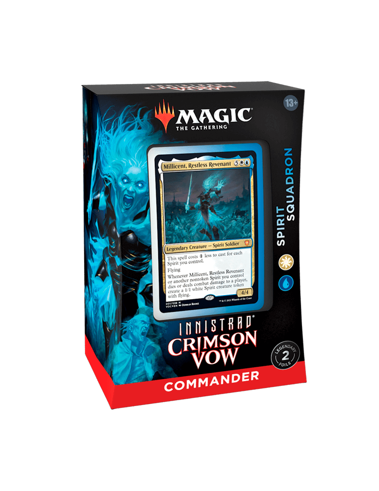 Magic Innistrad: Crimson Vow - Mazo de Commander Spirit Squadron (Inglés)