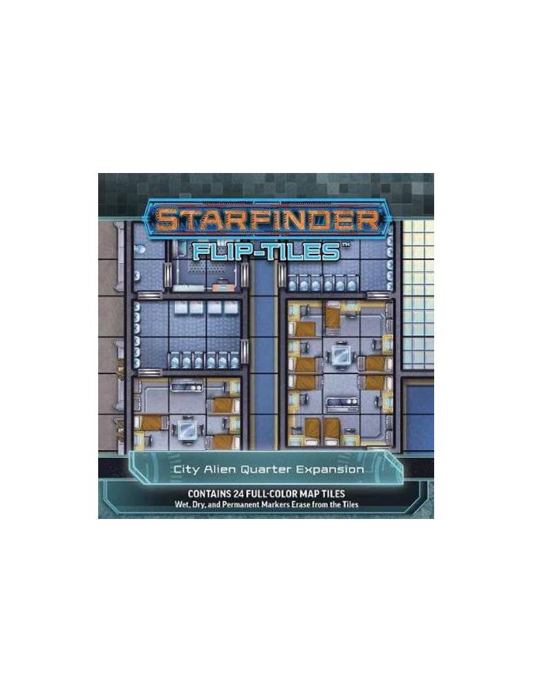 Starfinder City Alien Quarter Flip-Tiles
