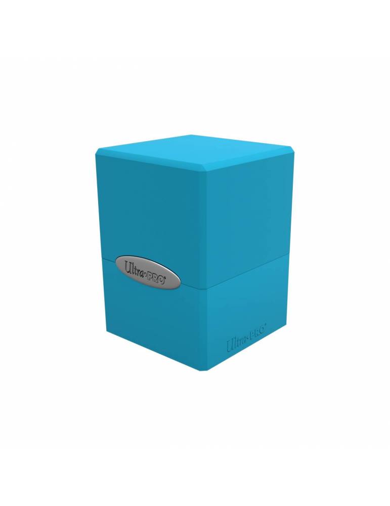 Deck Box Satin Cube Sky Blue