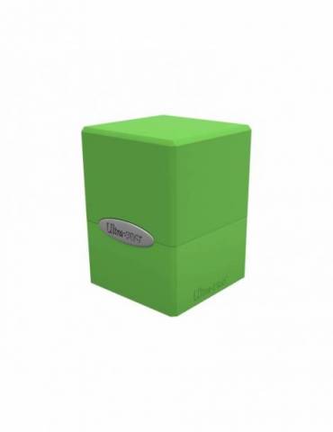 Deck Box Satin Cube Lime Green