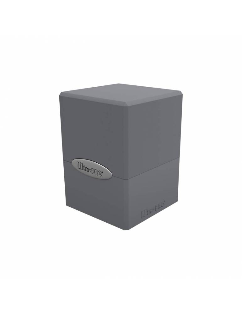 Deck Box Satin Cube Smoke Grey