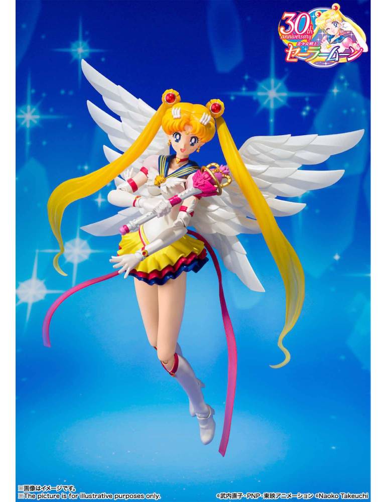 Figura Sailor Moon Pretty Guardian Sailor Stars S.H. Figuarts: Eternal Sailor Moon 13.5 cm