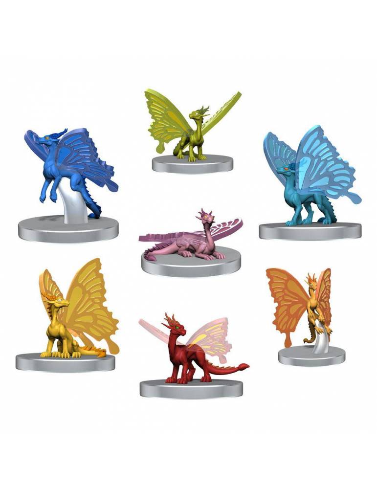 D&D Icons of the Realms Miniaturas prepintadas Pride of Faerie Dragons