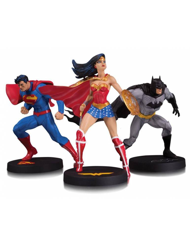 Estatua DC Designer Series Pack de 3 s Trinity by Jim Lee 18 cm