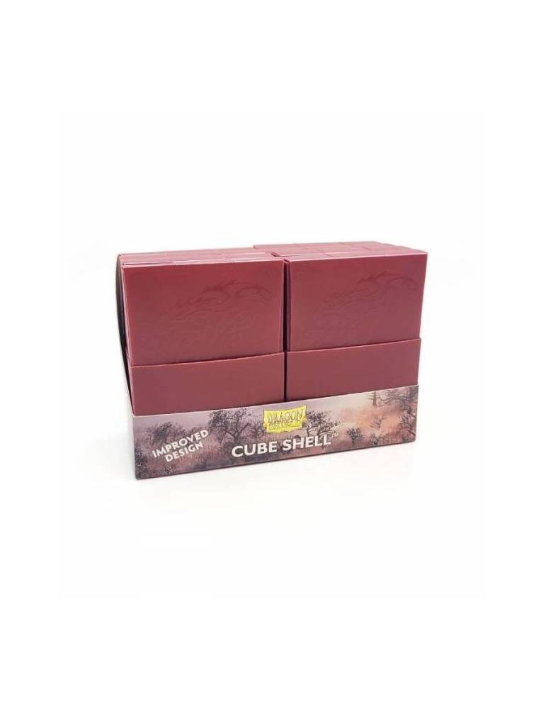 Caja De Mazo Dragon Shield Cube Shells - Blood Red