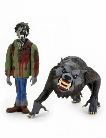 Un hombre lobo americano en Londres Pack de 2 Figuras Toony Terrors Jack & Kessler Wolf 15 cm