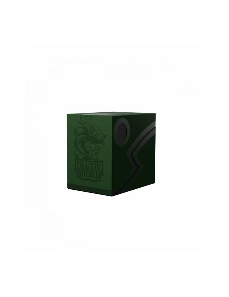Caja de mazo Deck Box DS Double Shell Verde/Negro Dragon Shield