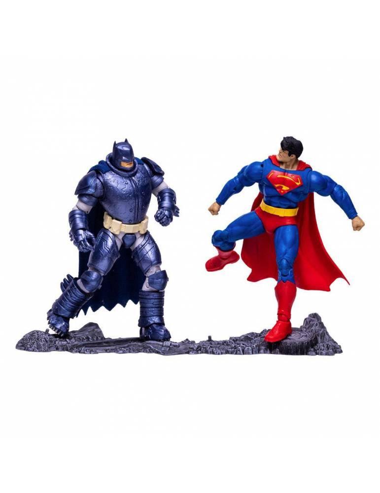 Pack 2 figuras DC Collector Multipack Superman vs. Armored Batman 18 cm