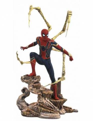 Diorama Marvel Movie Gallery Avengers Infinity War Re-run Iron Spider-man Pvc 23 cm