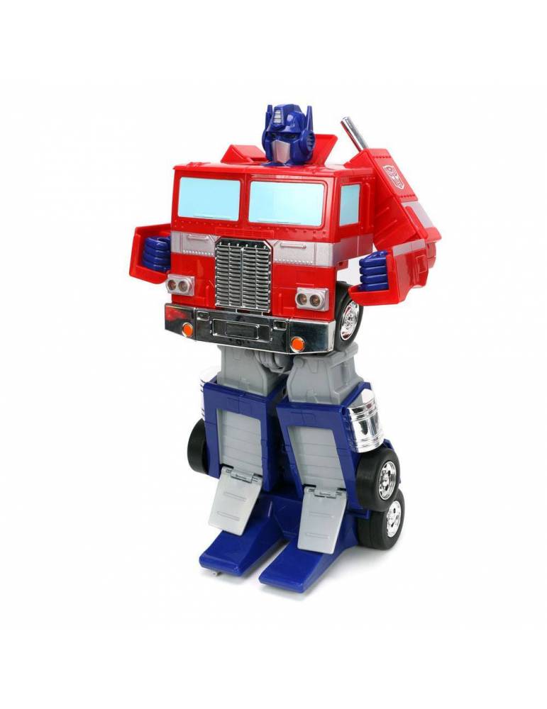 Transformers Robot transformable con radiocontrol Optimus Prime (G1 Version) 30 cm en primicia con heo