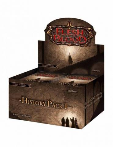 Flesh & Blood: History Pack 1 - Etiqueta Negra (Caja de 36 sobres) (Castellano)