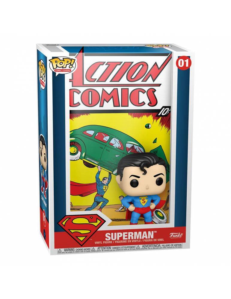 Figura POP! DC Comics Comic Cover Vinyl Superman Action Comic 9 cm