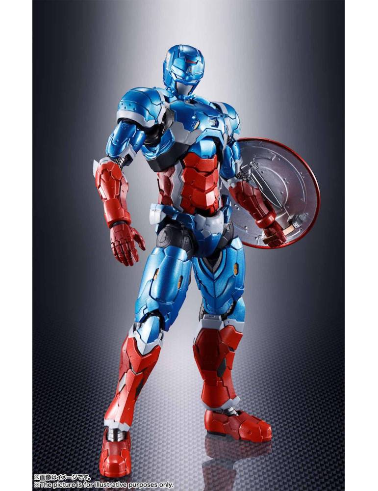 Figura Tech-on Avengers Sh Figuarts Captain America 15