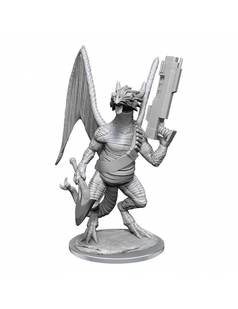 Starfinder Battles Deep Cuts Miniaturas sin pintar Dragonkin Caja (2)