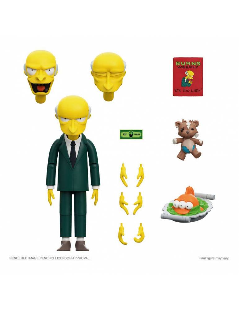 Figura Los Simpson Ultimates C. Montgomery Burns 18 cm