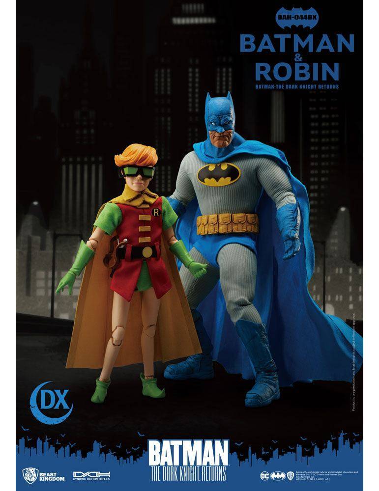 Figuras Batman The Dark Knight Returns Dynamic 8ction Heroes 1/9 Batman & Robin 16 - 21 cm