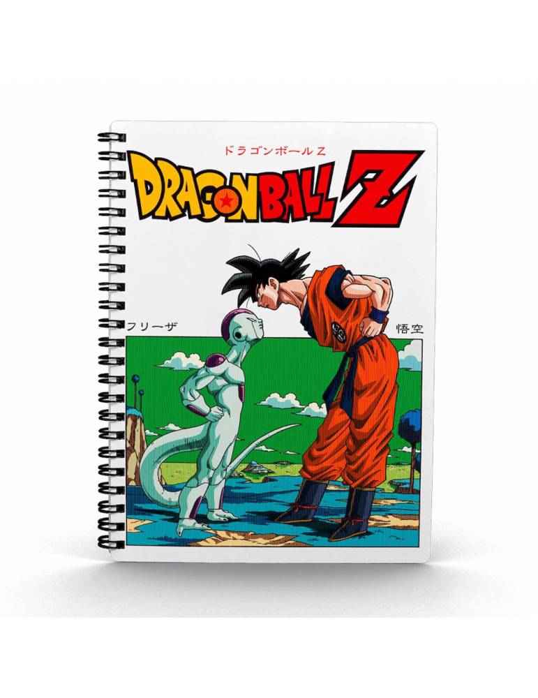 Libreta Efecto 3d Freezer Vs Goku Dragon Ball Z