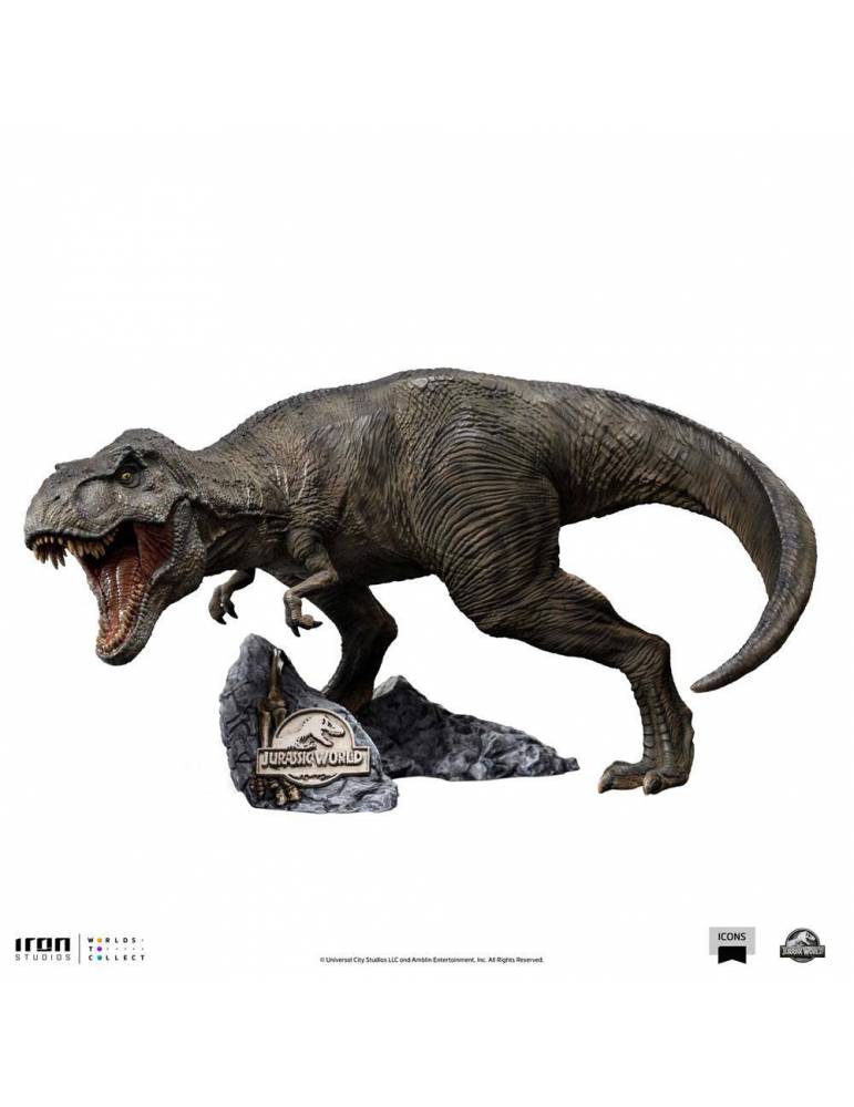 Estatua Jurassic World Icons T-Rex 13 cm