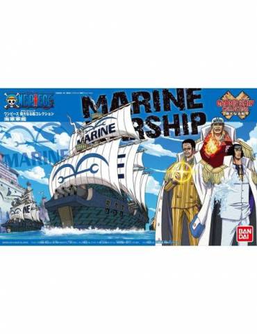 Maqueta One Piece Grand Ship Collection 5055619 Marine Ship Model Kit 15 cm