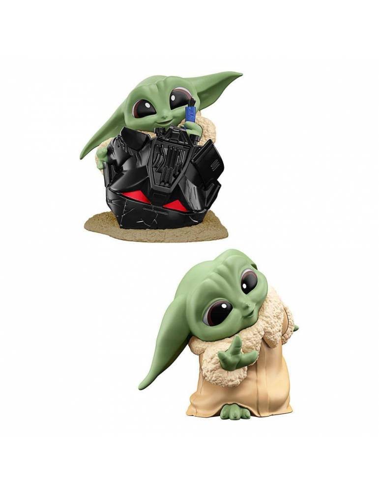 Pack de 2 figuras Star Wars Bounty Collection Grogu Helmet Hijinks & Peek-A-Boo 6 cm