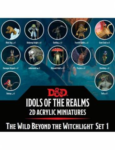 D&D Idols of the Realms Miniaturas 2D: The Wild Beyond The Witchlight : 2D Set 1
