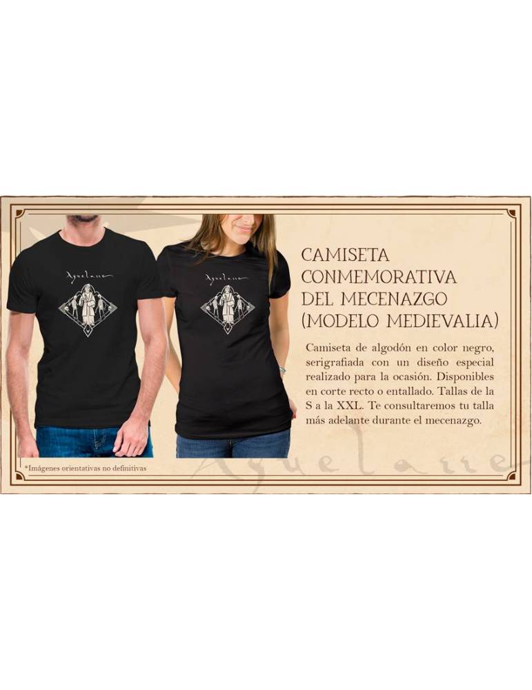 Aquelarre: Malefica Trinitas - Camiseta Recta Modelo Medievalia