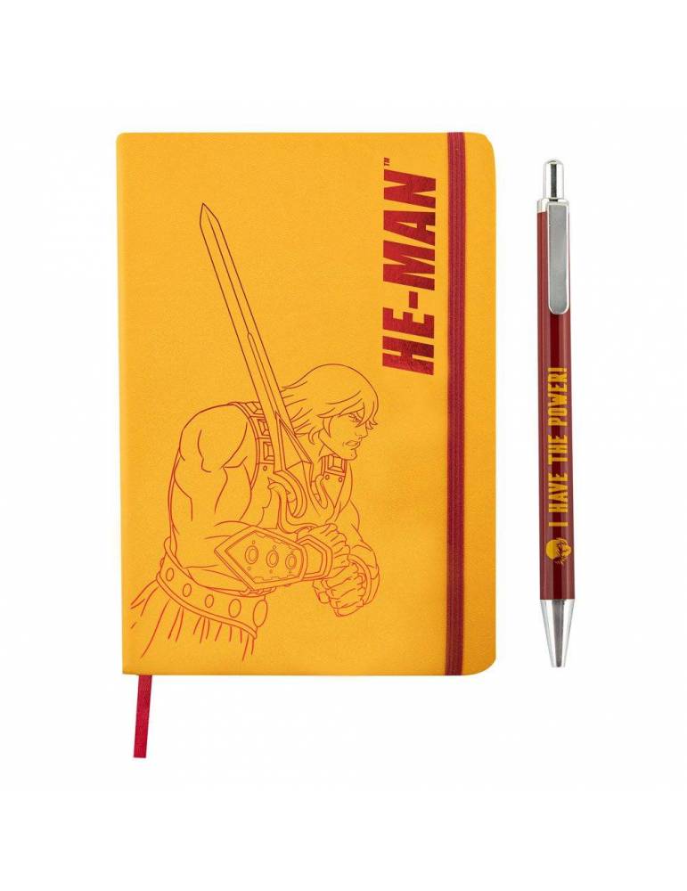 Libreta Masters of the Universe con bolígrafo He-man