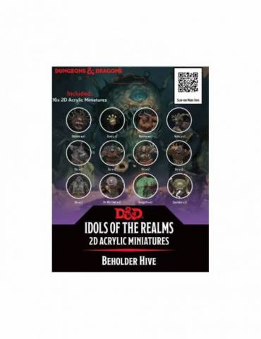 D&D Idols of the Realms Miniaturas 2D: Beholder Hive - 2D Set