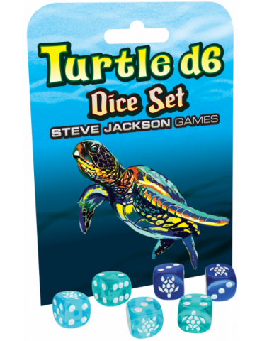 Dice Set Turtle D6