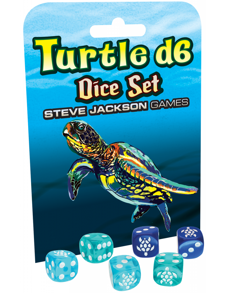 Dice Set Turtle D6