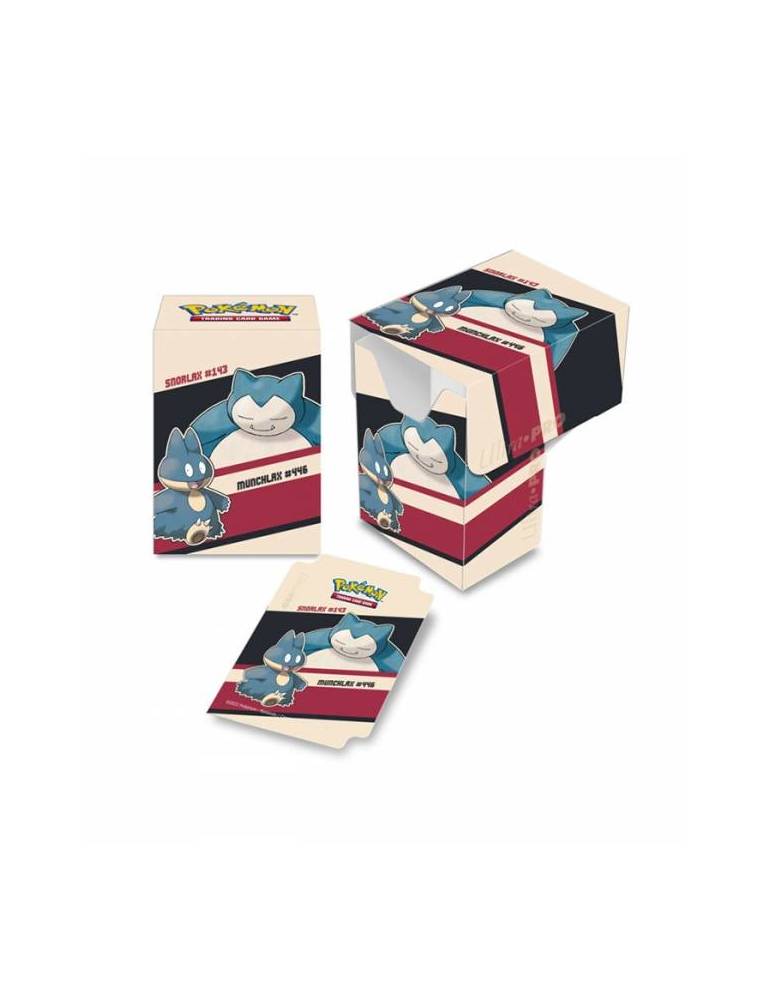 Caja de Mazo Deck Box Snorlax & Munchlax Full View Pokemon Ultra Pro