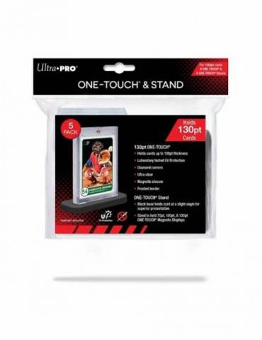 130PT UV ONE-TOUCH & Stands 5-pack  - Ultra Pro
