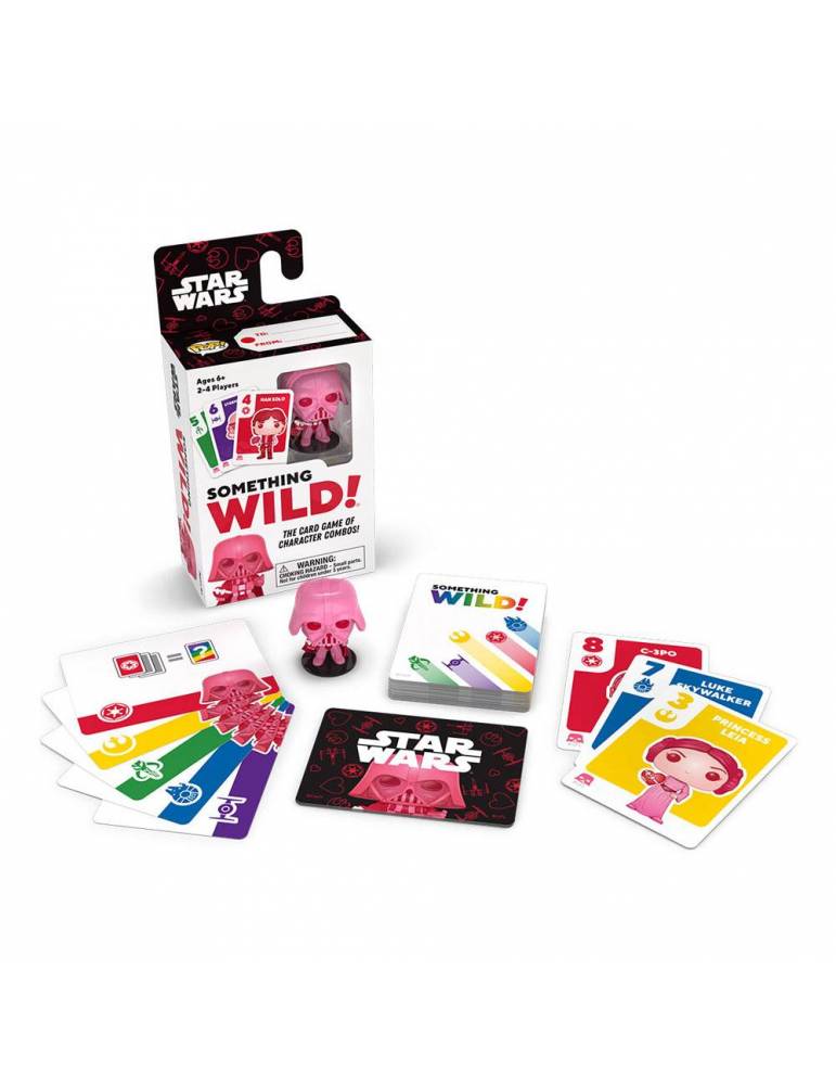 Star Wars Caja de 4  Juegos de Cartas Something Wild! Darth Vader Pink Edition *Edición Inglés*