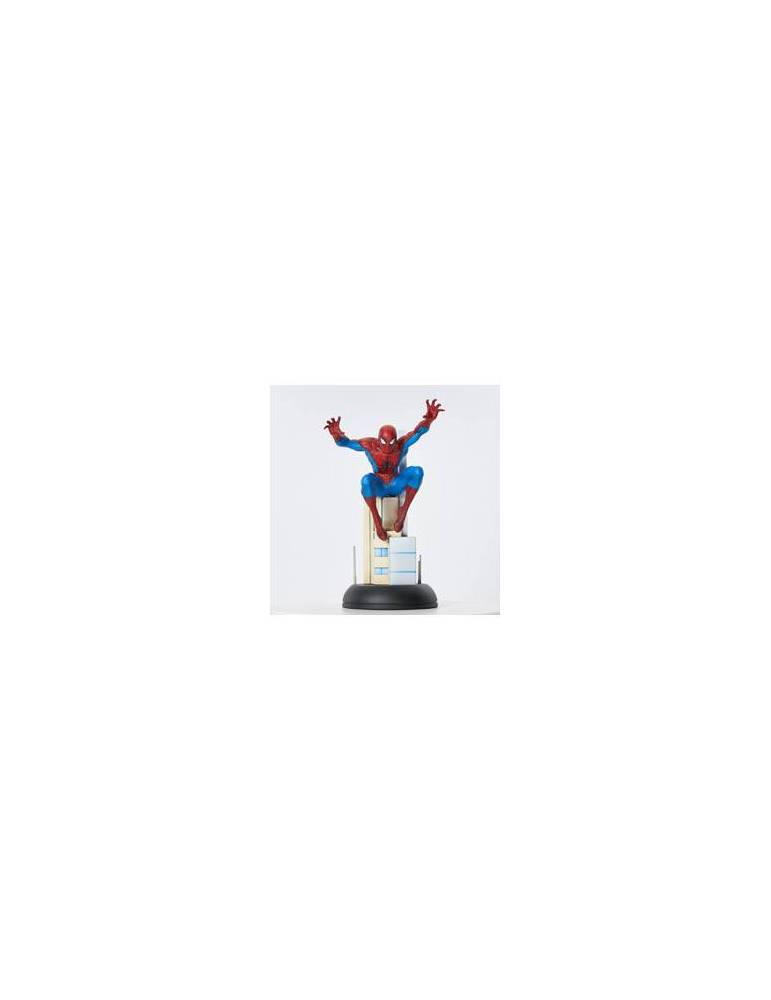 Leaping Spiderman Exclusiva 25 Aniversario Sd Figura Marvel Gallery