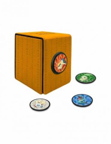 Caja de mazo Alcove Click Johto Pokémon Naranja Ultra Pro