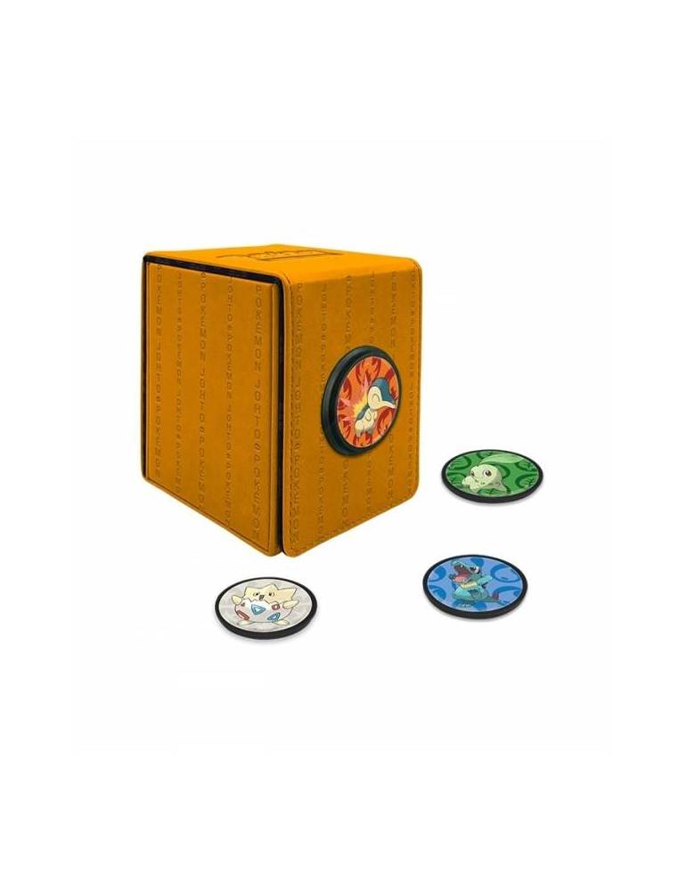 Caja de mazo Alcove Click Johto Pokémon Naranja Ultra Pro