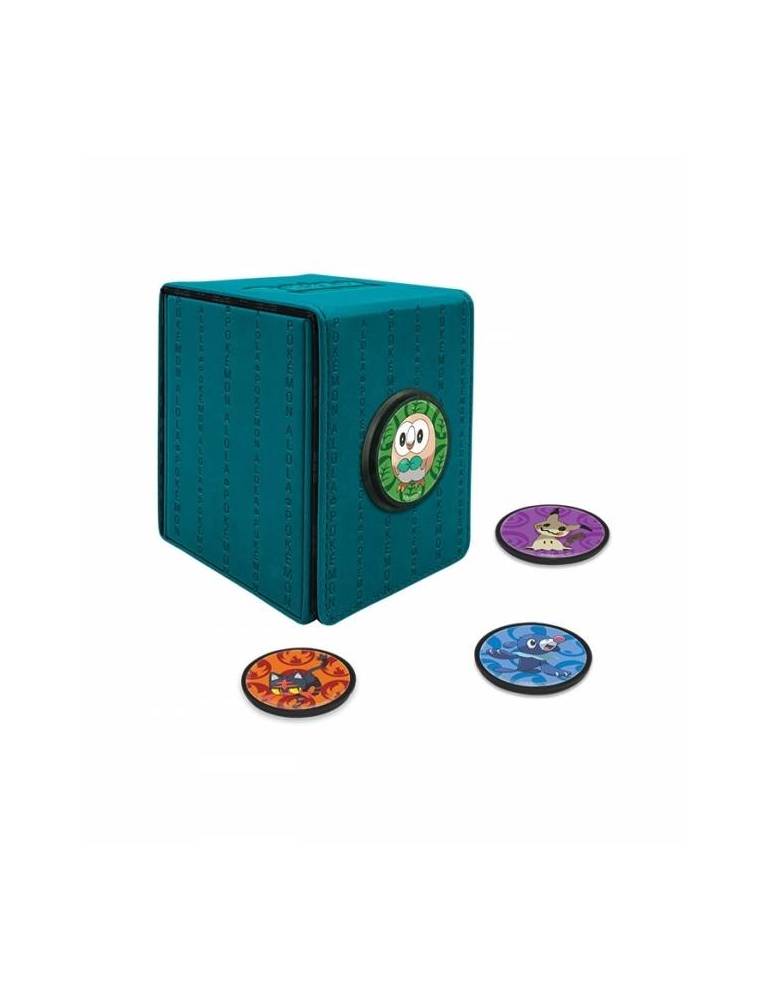 Caja de mazo Alcove Click Alola Pokémon Turquesa Ultra Pro