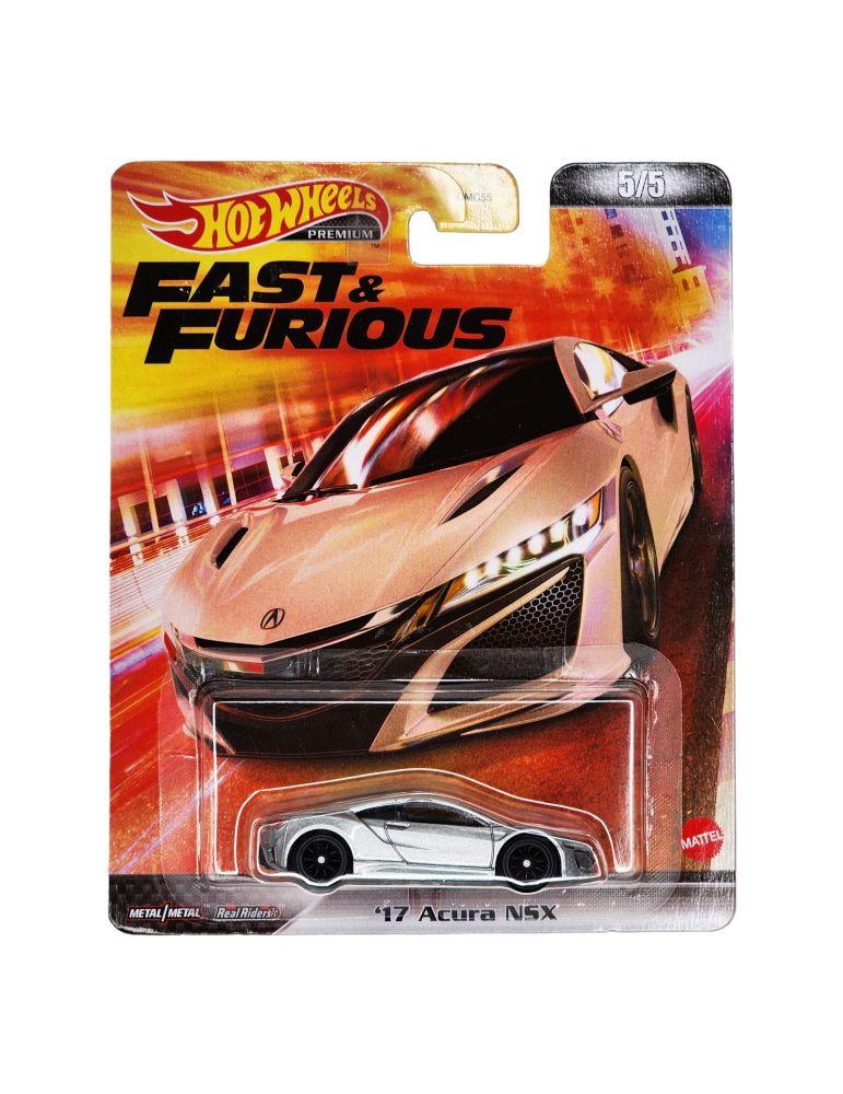 Surtido 10 Vehiculos Mattel Premium Hot Wheels Fast & Furious Replica 27 cm