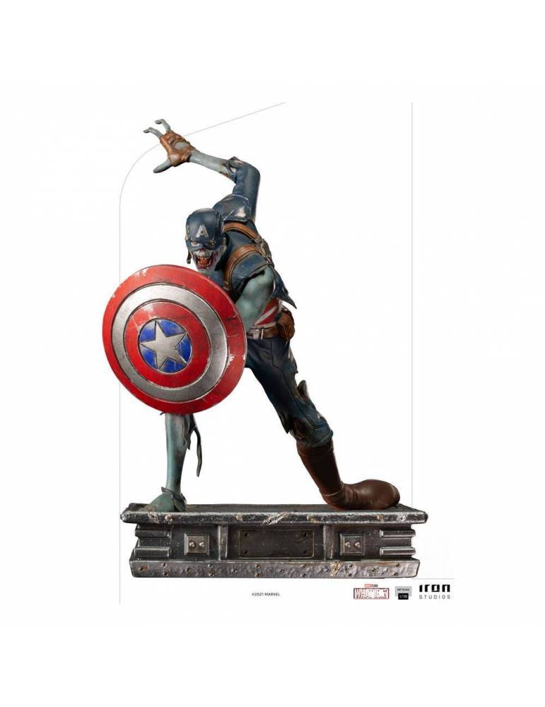 Estatua What If...? 1/10 Art Scale Captain America Zombie 22 cm