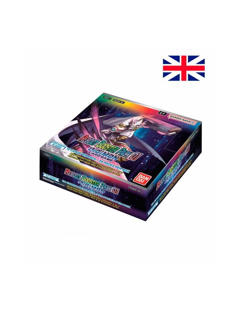 Booster Box Display RB 01 (12 Packs) Rising Wild Inglés - Cartas Digimon